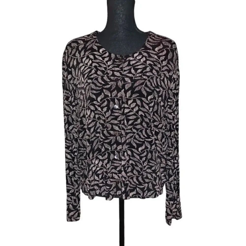 Ronni Nicole Printed Evening Cardigan